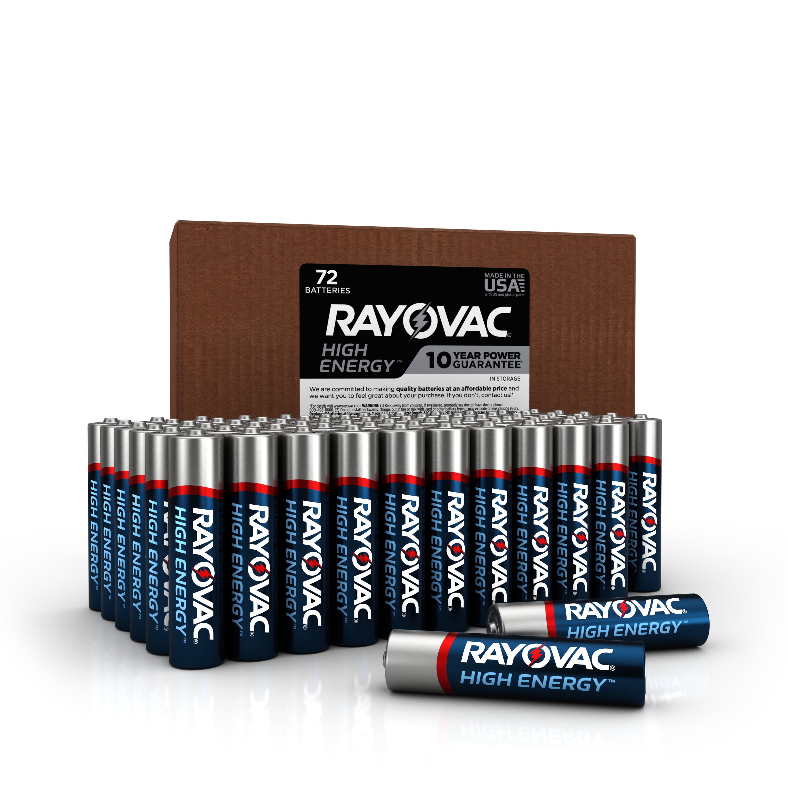 Rayovac High Energy AAA Batteries (72 Pack), Triple A Batteries