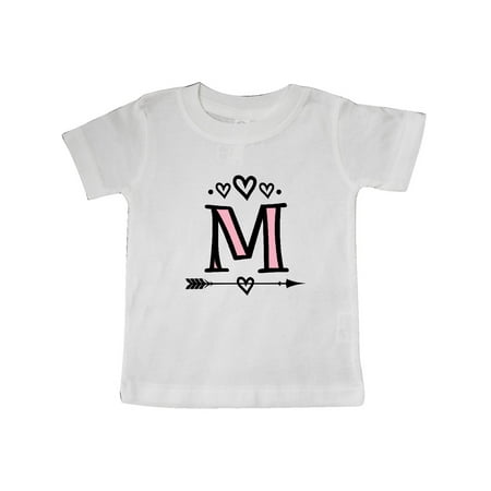 

Inktastic Letter M Monogram Tribal Arrow Gift Baby Girl T-Shirt