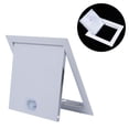 thumbnail image 4 of SPRING 1pc Access Panel Inspection Hole Aluminum Alloy Access Doors Wall Ceiling White Hatch Cover Plastic Push-Type Inspection Port 200*200mm, 4 of 4