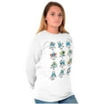 thumbnail image 4 of Smurfs Astrology Cartoon Zodiac Signs Long Sleeve TShirt Men Women Brisco Brands M, 4 of 6