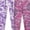 Fuchsia/Purple, variant on Prestigez Girls Fashion Printed Stretchy Tie Dye Leggings Pants Pack of 2, Fuchsia/Multicolored, Size: 3T