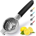 thumbnail image 1 of Zulay Kitchen Stainless Steel Lemon Squeezer Manual Citrus Press Juicer and Lime Squeezer - Black, 1 of 3