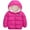 Rose red, variant on Lovebay 1-6T Kids Baby Boys Girls Winter Coats Hooded Down Jacket Outerwear with Fleece Lining