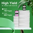 thumbnail image 2 of 67 Ink Compatible for 67 Ink Cartridges for Ink 67 DeskJet 2755e 2855e 4155e 4255e 6055e 6065e, 2 of 6