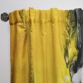 thumbnail image 3 of Designart 'Yellow Marbled VI' Modern & Contemporary Curtain Panel, 3 of 5