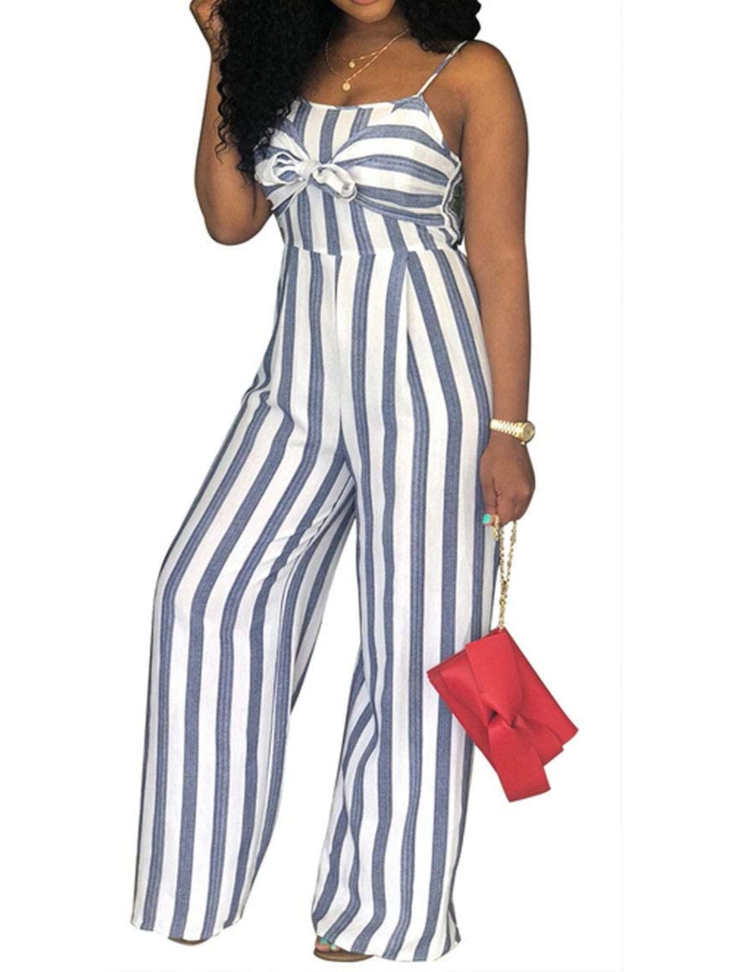 striped romper pants