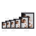 thumbnail image 5 of Grooved 8 in. x 10 in. Black Picture Frame Set (Set of 4), 5 of 6