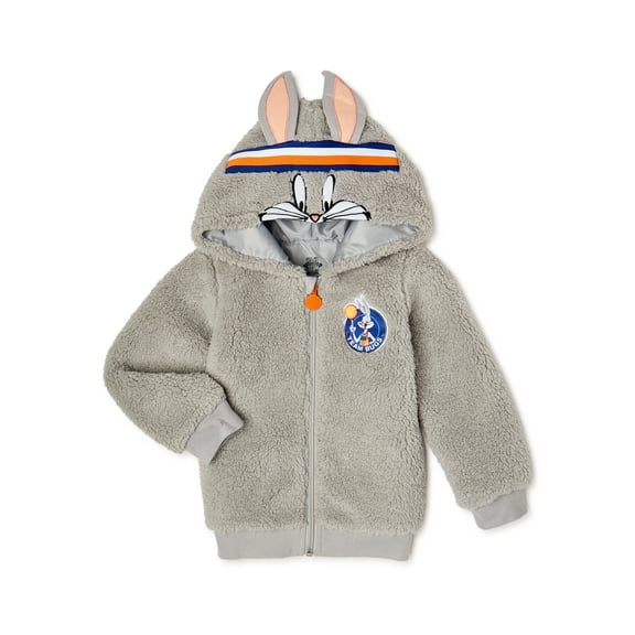 Space Jam Baby and Toddler Boy Sherpa Cosplay Hoodie, Sizes 12M-5T
