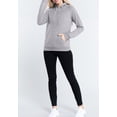 thumbnail image 5 of ClothingAve. Women's Long Sleeve French Terry Hoodie Top w/ Kangaroo Pocket Female Hoodie, 5 of 7