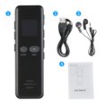 thumbnail image 2 of Digital Voice Recorder 8GB Voice Activated Recorder MP3 Music Player Sound Audio Recorder Dictaphone Support Noise Reduction Timer Recording A-B Repeat Password Protection Rechargeable for Meetings Cl, 2 of 7