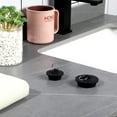 thumbnail image 4 of Juego de 4 tapones para bañera, tapón de goma para fregadero, tapón de drenaje con anillo colgante para bañera, cocina y baño, negro, 4 of 5