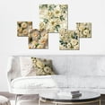 thumbnail image 2 of Designart "Medallions Of Vintage Lace" Floral Wall Art Set Of 5 - White Cottage For Bedroom Wall Art Set, 2 of 6