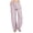 Light Purple, variant on Ediodpoh Women's Pants Linen Summer Wide Leg Casual Loose Drawstring High Waist Solid Color Palazzo Trousers with Pockets for Women Army Green XL