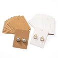 thumbnail image 2 of 50pcs 6.5x5cm Paper Hanging Earrings Display Cards with Bag For Ear Stud Packaging Jewelry Accessories Supplies Small Business D274, 2 of 6