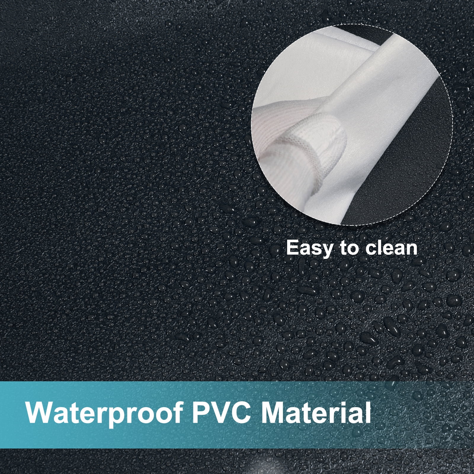 Uxcell Peel and Stick Wallpaper 22" x 394" Waterproof Frosted Wall Paper Black