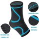 thumbnail image 4 of par de tobilleras de apoyo, calcetines para fascitis plantar, mangas de compresión para pies para aliviar el dolor de artritis deportiva, 4 of 5