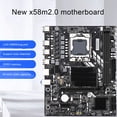 thumbnail image 1 of Neinkie X58M2.0 LGA 1366 Carte Mère CPU, DDR3 Ecc, Double Canal, (Neuf) 1 Unité, 1 of 8