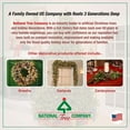 thumbnail image 3 of National Tree Company Kingswood Fir 4.5 Foot Artificial Pre-Lit Tree, White, 3 of 5