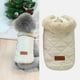 thumbnail image 3 of Chaleco acolchado resistente al agua, chaqueta para perros, ropa para mascotas, ropa con cuello de piel para otoño y Beige L, 3 of 8