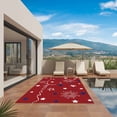 thumbnail image 3 of Red 4th of July Outdoor Rug for Patio/Deck/Porch, Non-Slip Large Area Rug 3 x 5 Ft, Independence Day Blue White Star Fireworks Indoor Outdoor Rugs Washable Area Rugs, Camping Rug Carpet Runner, 3 of 8