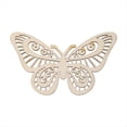 thumbnail image 4 of 60 Piezas de Adornos de Mariposas Cortadas, de Madera, Decoración de Bodas, Colgante de Madera de Mariposa Hueca de Madera, 4 of 6