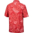 thumbnail image 3 of Men's Colosseum Scarlet Ohio State Buckeyes The Dude Camp Button-Up Shirt, 3 of 3
