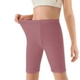 thumbnail image 7 of Girls Athletic Shorts Set Half Sleeve Oversized Striped T-Shirts Leggings Yoga Running Summer Outfits 2 Piece Set Pink, 10T, 7 of 7