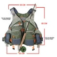 Kylebooker Fly Fishing Vest Pack Lightweight, Mesh Pockets