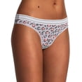 thumbnail image 6 of Secret Treasures Women's Cotton Thong Panties, 6-Pack, 6 of 7