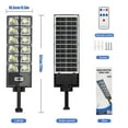 thumbnail image 2 of Solar Street Lights 504/360 LED Super Bright Solar LED Light Outdoor Street Lamp 3 Light Mode Motion Sensor IPX4 Waterproof Light for Garage Patio Garden Street, 2 of 10