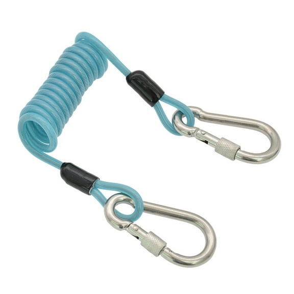 Steel Spring Coiled Lanyard Quickly Release for Cameras and Dive Light