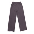 thumbnail image 5 of Inglocry Dress Pants Women 2026 Fashion High Waist Straight Leg Office Work Slacks Business Casual Trousers with Pockets Purple M, 5 of 7