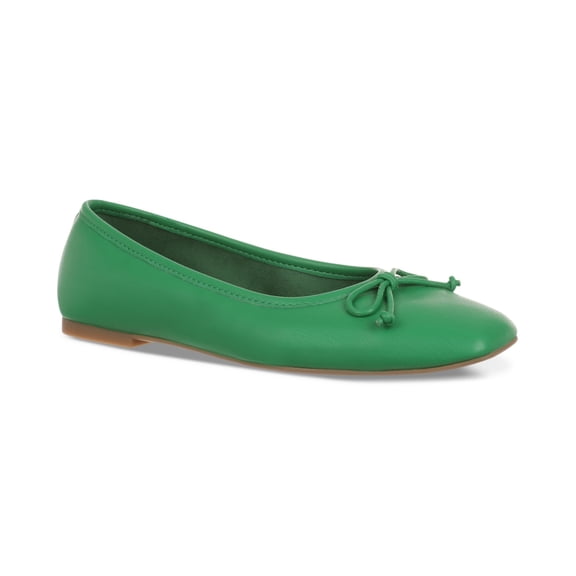 On 34th Naomie Ballet Flats Green Smooth 5.5M
