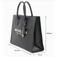thumbnail image 4 of Michael Kors Womens Mirella Medium Tote Bag (Black) 35S2G7ZT7L-001, 4 of 10