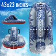 thumbnail image 4 of Franklin Sports Arctic Trails Inflatable Snowmobile Sled - Kids Winter Toy for Sledding - Blow Up Snowmobile Style Sled Tube for Kids Age 6+ - Heavy Duty PVC Inflatable Kids Sled with Pull Rope, 4 of 4