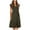 Green, variant on USSUMA Summer Dresses for Women 2025 Summer Dresses Short Sleeve V Neck Casual Solid Color Ruffle Button Dress with Pocket Beach Maxi Dress Elegant Dresses Daily Wear Green Dress Size-XL