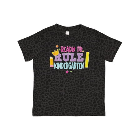 

Inktastic Ready to Rule Kindergarten Back to School Gift Toddler Toddler Girl T-Shirt