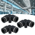 thumbnail image 4 of Pneumatic Tube Fitting, Connect Fittings Replaceable Practical  For Mechanical Engineering For Automation Equipment 6, 4 of 8