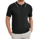 thumbnail image 1 of CAMISA POLO FORMAL PARA HOMBRE INSPIRE CHIC DÍA DEL PADRE, DE COLOR SÓLIDO, DE MANGA CORTA, CON CREMALLERA, AJUSTE SLIM, CLÁSICA, TALLA L, NEGRO, 1 of 5