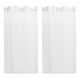 thumbnail image 1 of 2 cortinas blancas transparentes para sala de estar, dormitorio, cortinas largas, 1 of 5