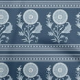 thumbnail image 1 of oneOone Viscose Jersey Teal Blue Fabric Maxican Floral Fabric For Sewing Printed Craft Fabric By The Yard 60 Inch Wide, 1 of 4