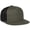 Olive/black, variant on Outdoor Cap OC510HP Rounded Flat Visor-Black/White/Black