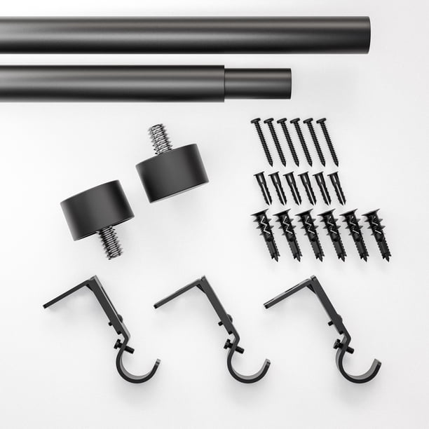 Fixation Rideau Lourd Lot De 4 Supports De Tringle à Rideaux Noir - Métal Robustes Pour Tringle 2,5 Cm Support Tringle Rideaux Fixation Rideau Lourd Lot De 4 Supports De Tringle à Rideaux Noir - Métal Robustes Pour Tringle 2,5 Cm Support Tringle Rideaux
