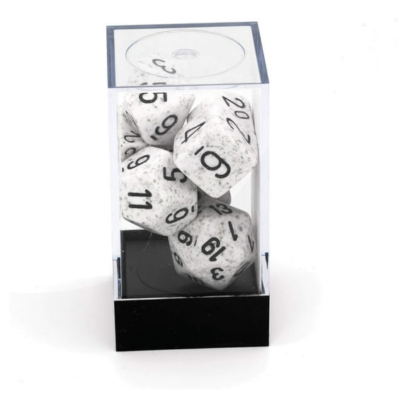 Chessex CHX25311 Dice-Speckled Arctic Camo Set
