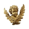 thumbnail image 1 of Estatua de ala de ángel Escultura de pared de resina Arte colgante de pared Figuras de para el hogar Aniversario Decoraciones Coleccionables, 1 of 9