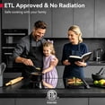thumbnail image 3 of GASLAND 30 in. 4 Elements Radiant Electric Cooktop in Black, ETL & FCC, with Tri-Ring Element and Bridge Element, 3 of 13