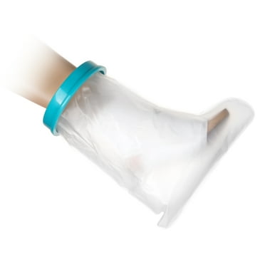 Kids Waterproof Foot Cast Cover for Shower,Reusable Cast Protector,Watertight Wound Bandage Sleeve Dressing Bag Covers for Foot, Ankle, Toe, Heel, Instep
