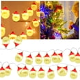 thumbnail image 2 of Christmas Snowman String Lights LED String Decorative Lights Santa Snowman Head Decorative Strings USB Powered For Christmas Yard Party Indoor/Outdoor (Warm Light) Event Planner Organizer for Men, 2 of 5