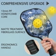 thumbnail image 4 of Pickleball Paddles Set Of 1, Fiberglass Surface, Camouflage Print, 1 Paddle, 2 Balls & Bag, 4 of 5