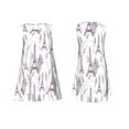 thumbnail image 7 of Kdxio Lavender Flowers Pattern Summer Dresses for Women Beac Sleeveless Vintage Floral Flowy Pocket Tshirt Tank Sundresses, 7 of 7